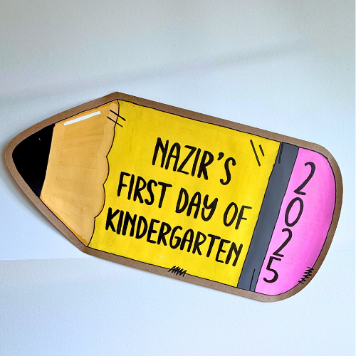 Pencil Banner – 11 inches x 22 inches