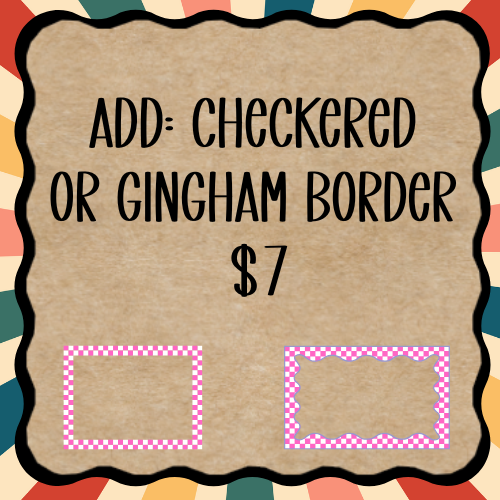 Adding Checkered or Gingham border